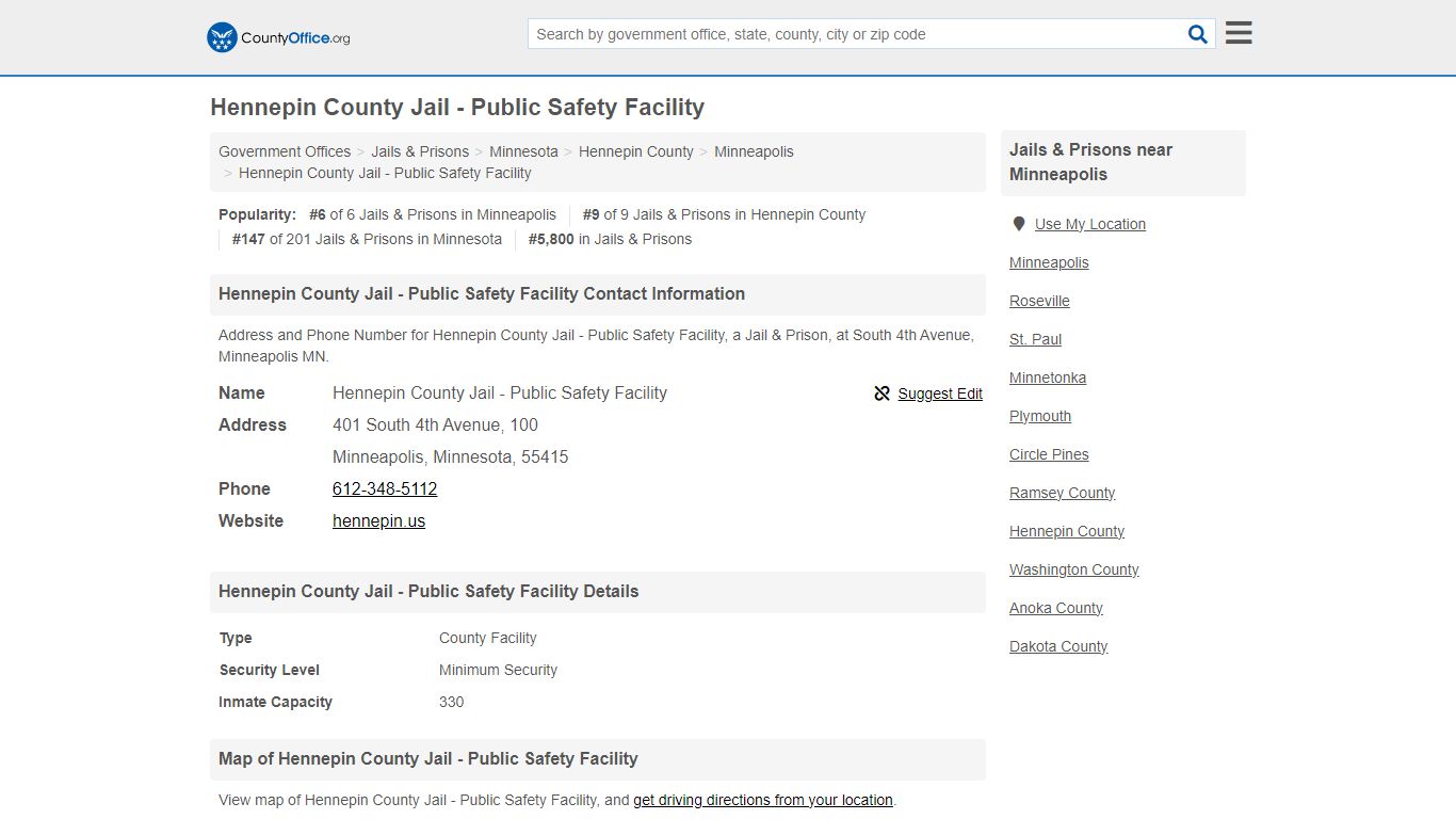 Hennepin County Jail - Public Safety Facility